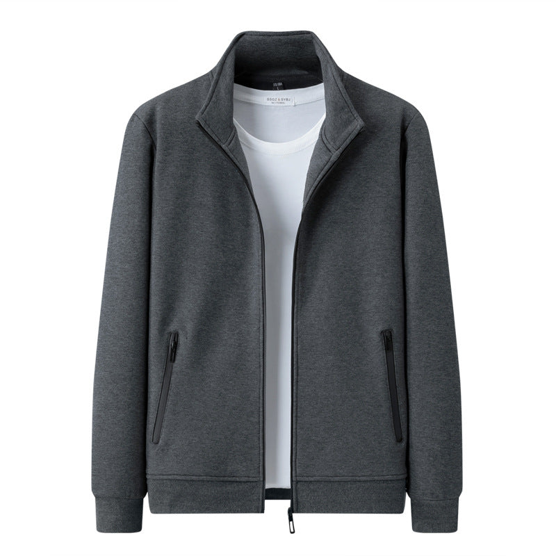 Men's Cotton Casual Suit Jacket and Trousers Set