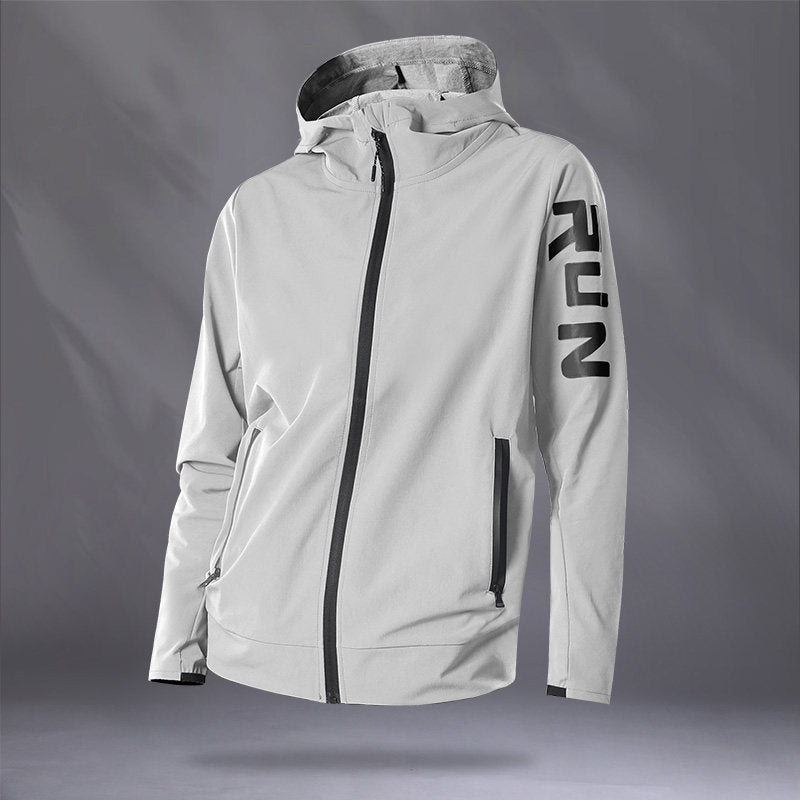 RUN Mens Quick-Dry Windproof Training Suit