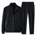 Men's Cotton Casual Suit Jacket and Trousers Set