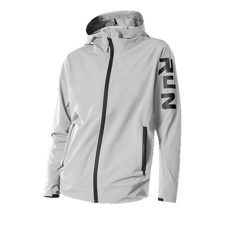 RUN Mens Quick-Dry Windproof Training Suit