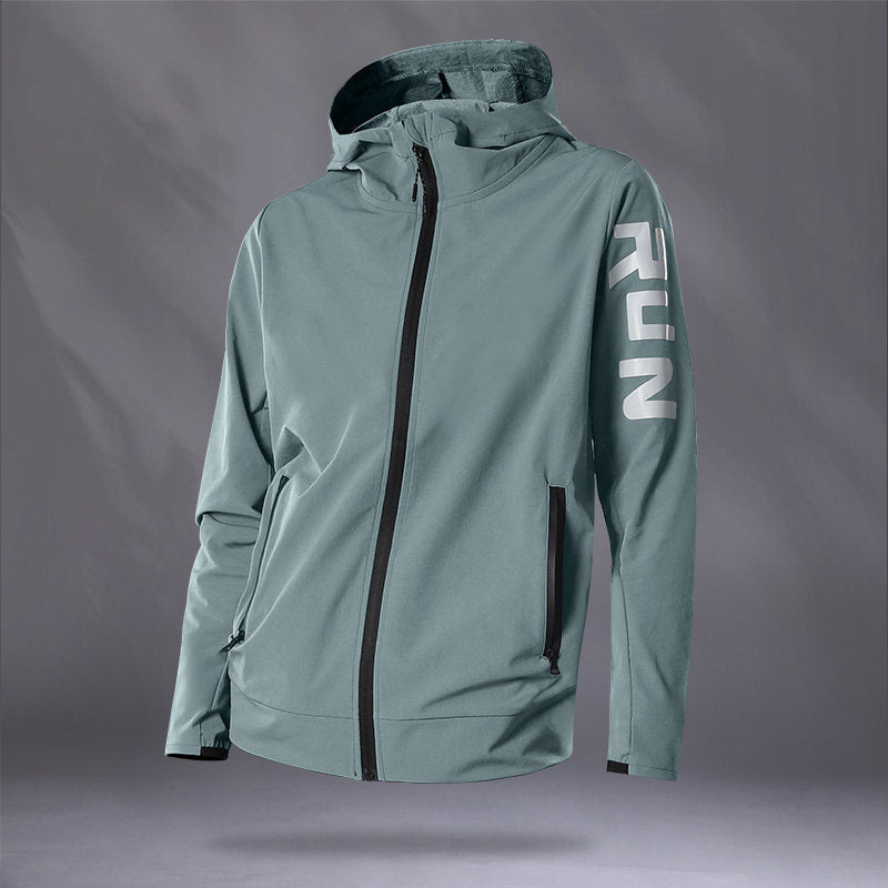 RUN Mens Quick-Dry Windproof Training Suit