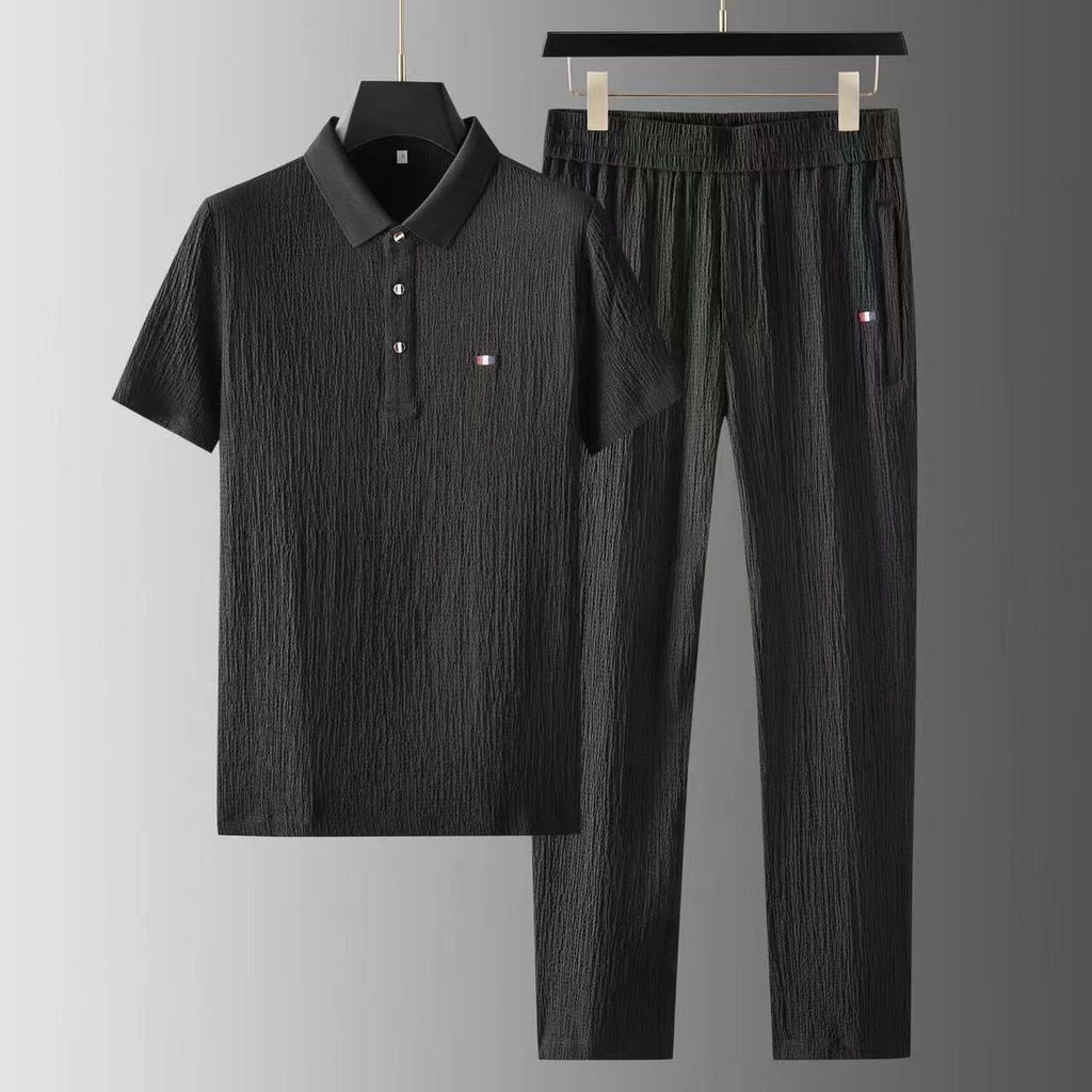 Summer Mens Casual Suit Set