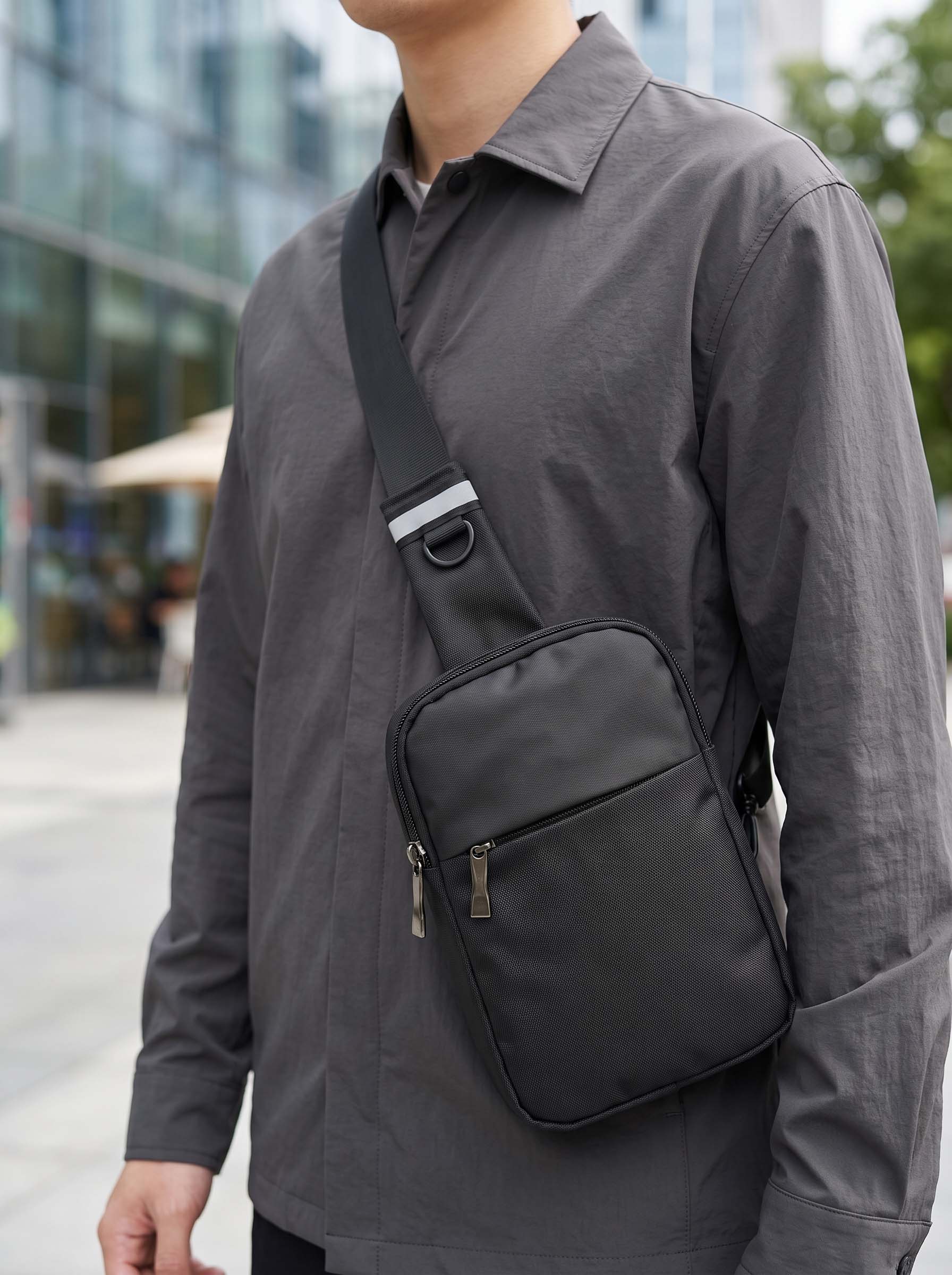 Worn crossbody